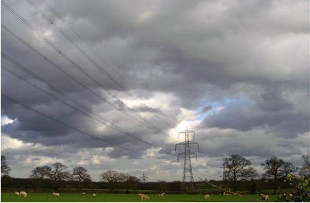 overhead transmission line